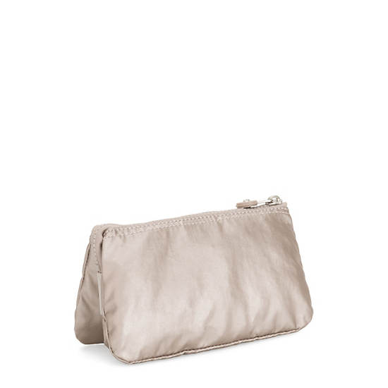 Bolso Pequeño Kipling Creativity Large Metallic Beige | MX 1712WN